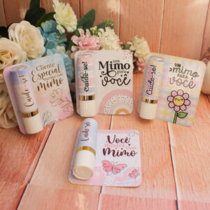 Card + batom de cacau